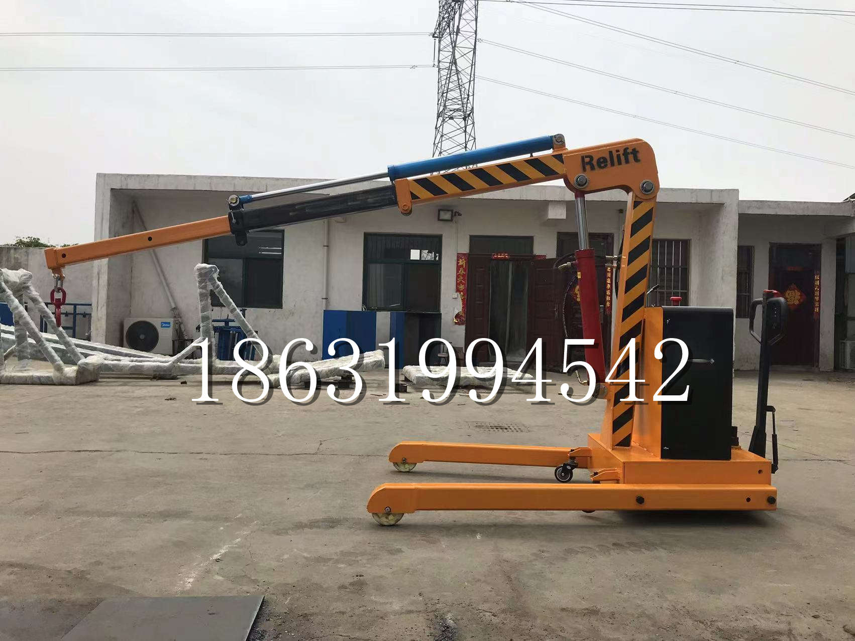 扎兰屯市久征定做3吨三轮随车吊 农用园林绿化移树吊 平板工程用小吊机